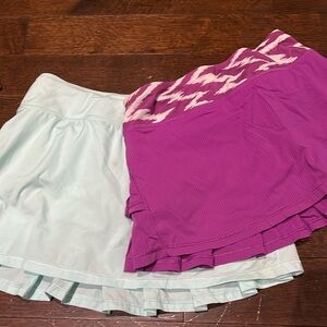 Cute ivivva/lululemon tennis skirts!